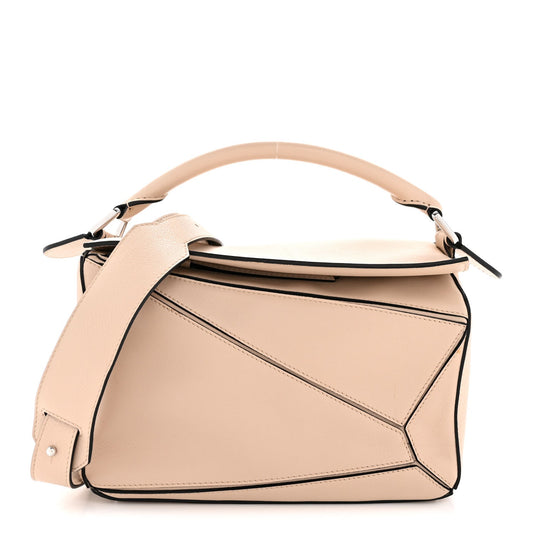 Calfskin Small Puzzle Bag Ash