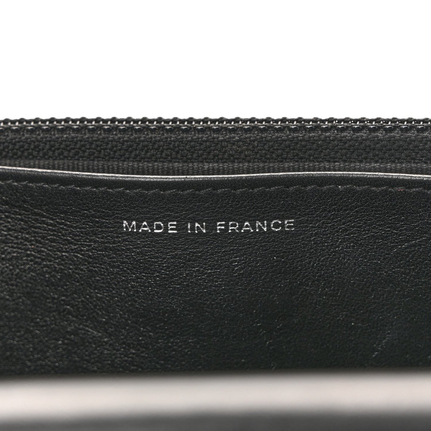 Caviar Quilted Boy Wallet On Chain WOC Black