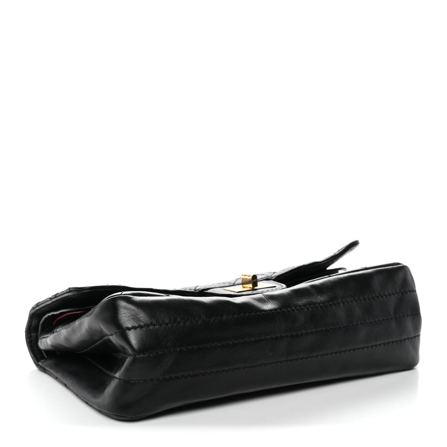 Lambskin Quilted Crush 2.55 Reissue 225 Flap Black