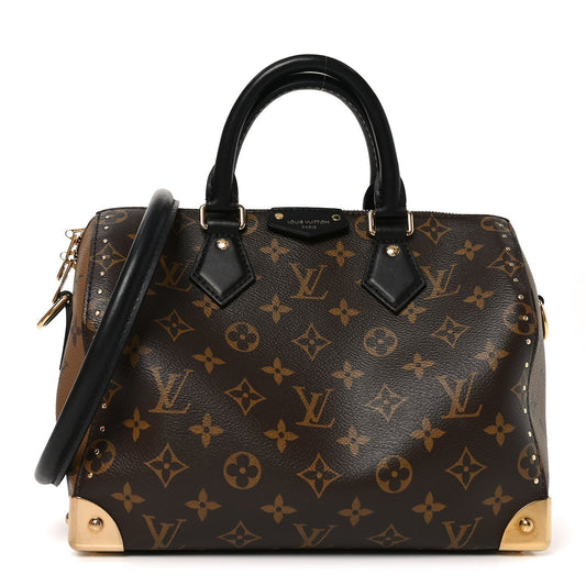 Reverse Monogram Speedy Trunk 25