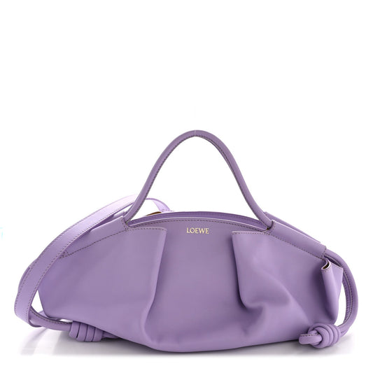 Shiny Nappa Calfskin Paseo Bag Light Mauve