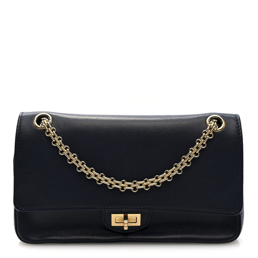 Calfskin Nude 2.55 Reissue 225 Flap Blue