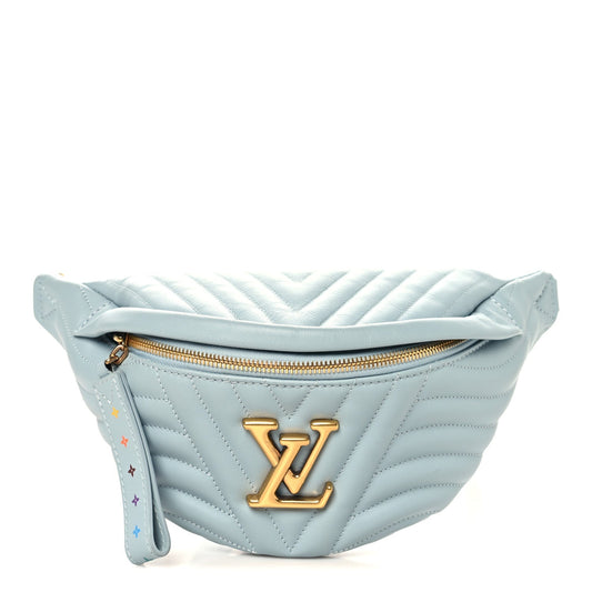 Calfskin New Wave Bumbag Porcelain Blue