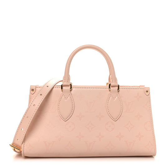 Calfskin OnTheGo East West Pearl Pink