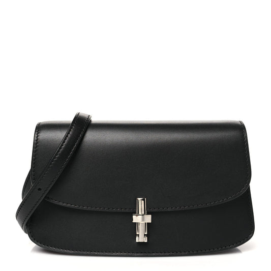 Smooth Calfskin The Sofia E/W Crossbody Black