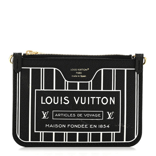 Calfskin Neverfull Inside Out BB Pochette Black