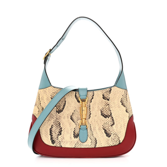 Snakeskin Calfskin Jackie 1961 Hobo Multicolor